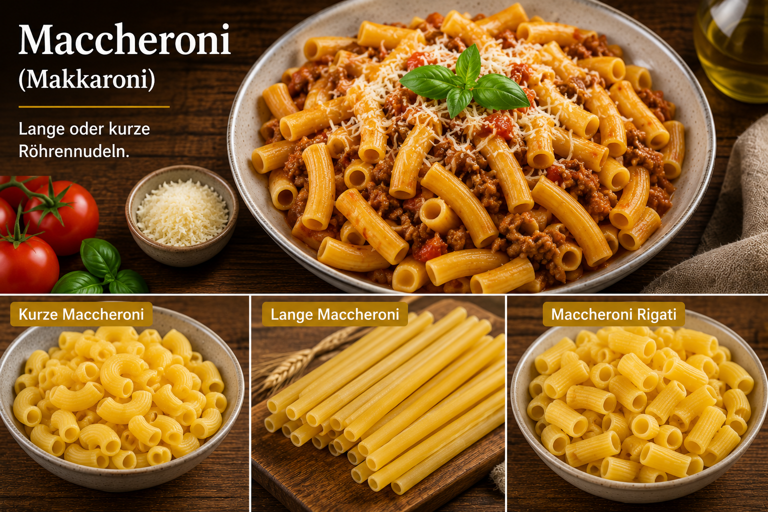 Maccheroni (Makkaroni) – Die Röhrennudeln mit langer Tradition