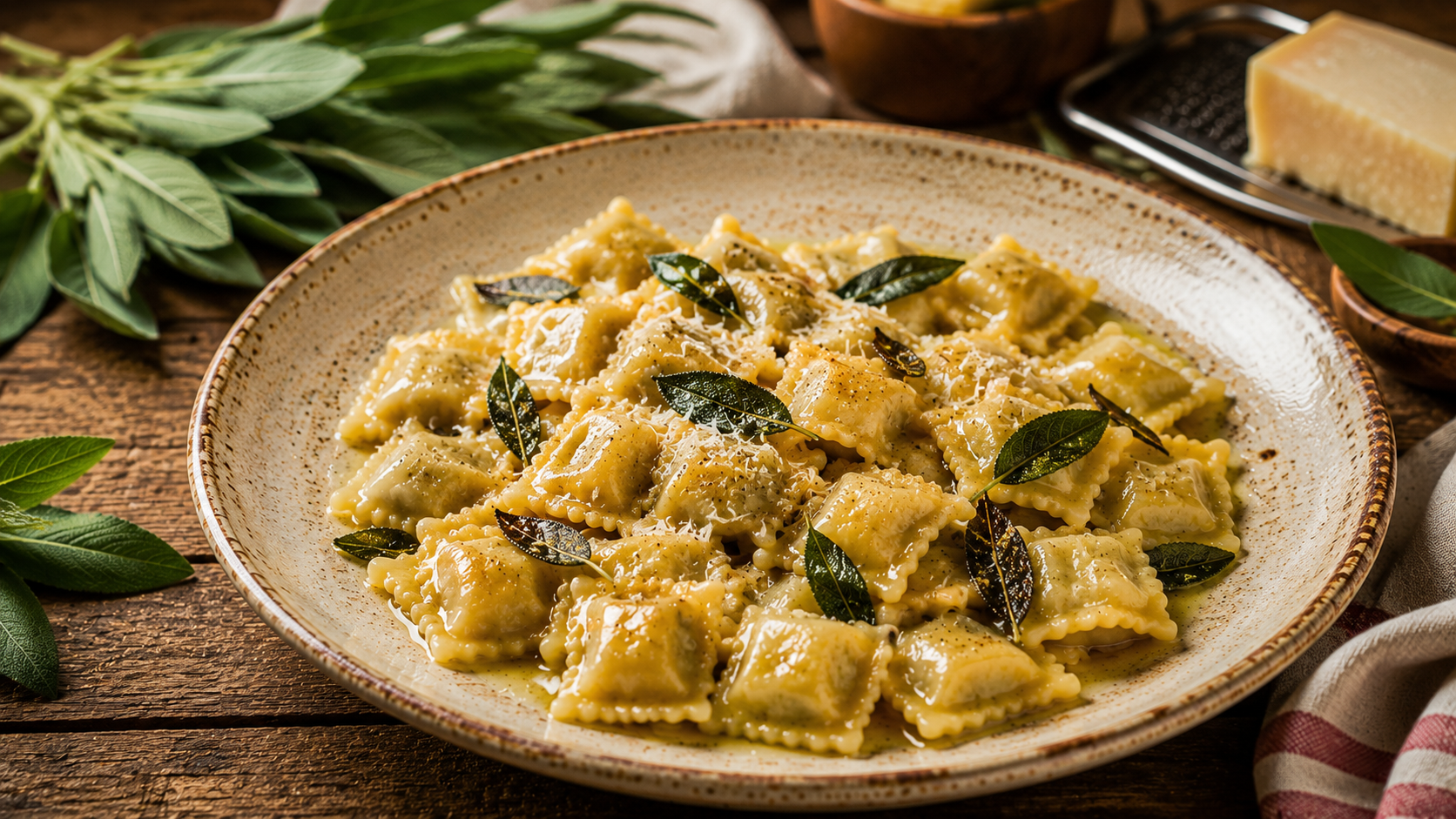 Agnolotti del Plin al Burro e Salvia: Weniger ist mehr
