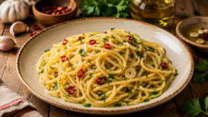 Spaghetti Aglio e Olio: Die Kunst der Einfachheit