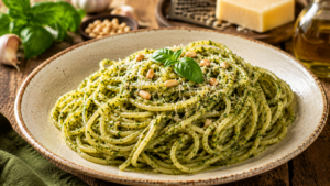 Spaghetti al Pesto: Liguriens grüne Versuchung