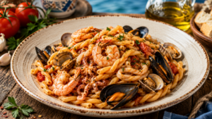 Busiati ai Frutti di Mare: Siziliens Geschmack des Meeres