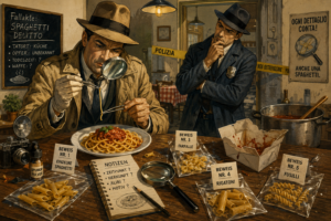 Pasta, Mord und Alibi: Warum Krimiautoren Spaghetti lieben