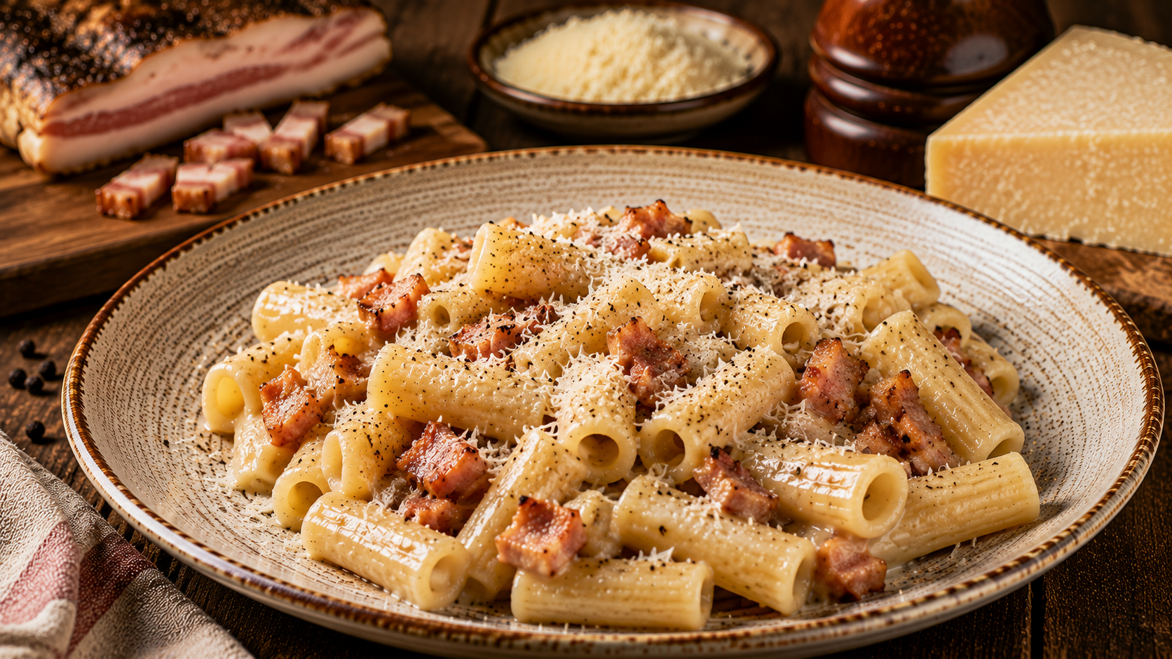 Pasta alla Gricia: Die Mutter der römischen Pasta-Klassiker
