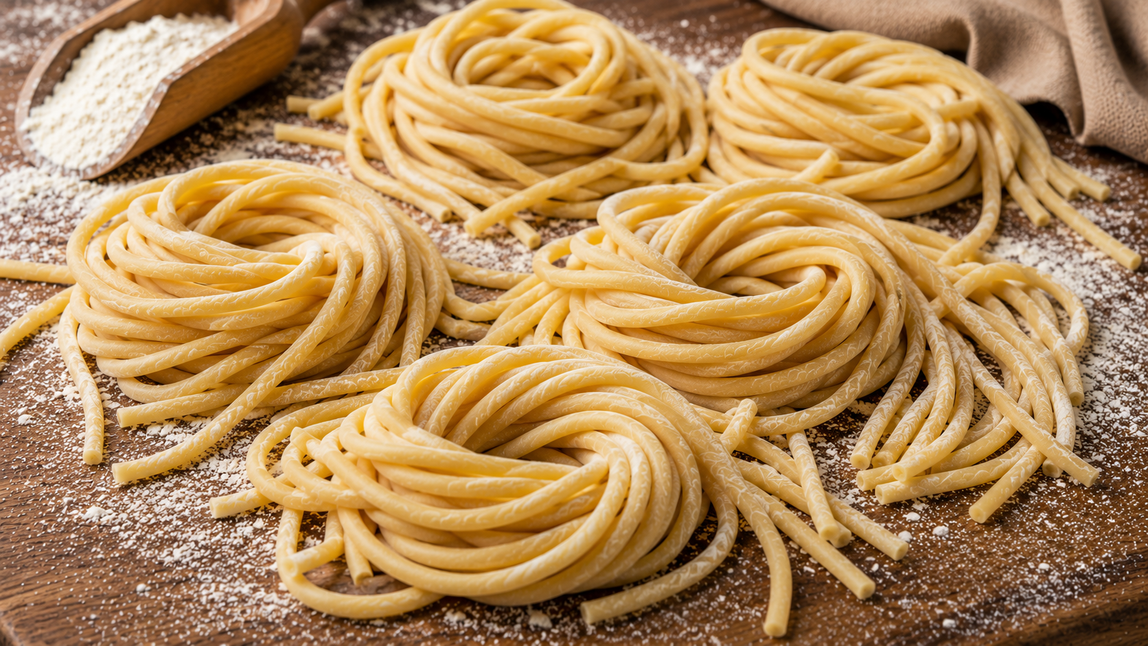 Bigoli: Die dicke Traditionspasta aus Venetien