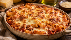 Tortiglioni al Forno: Der goldene Nudelauflauf aus dem Ofen