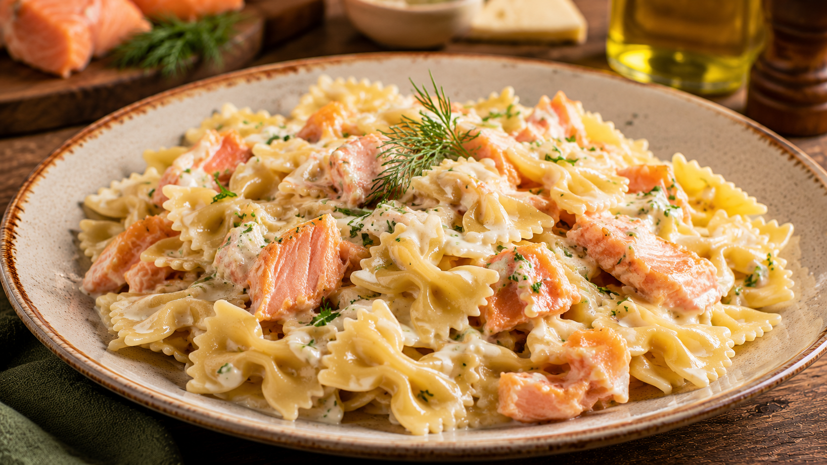 Farfalle al Salmone: Der Pasta-Klassiker der 1980er und 1990er Jahre