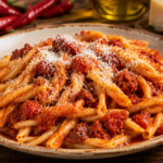 Pasta Calabrese: Scharf, herzhaft und voller süditalienischer Leidenschaft Pasta Calabrese: Scharf, herzhaft und voller süditalienischer Leidenschaft