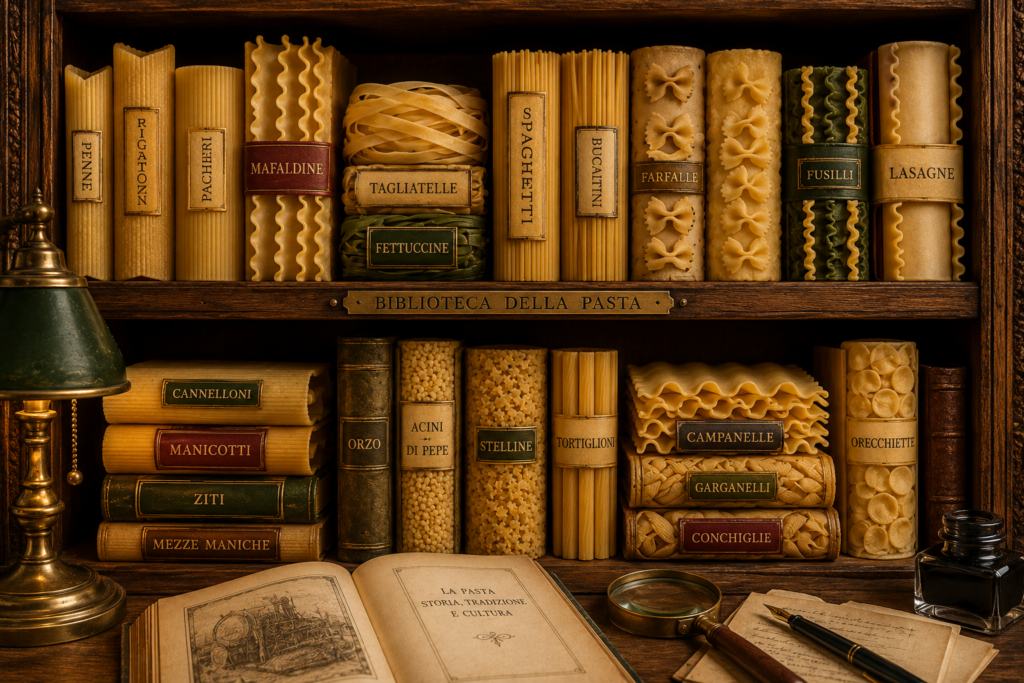 Wenn Bücher selbst von Pasta handeln