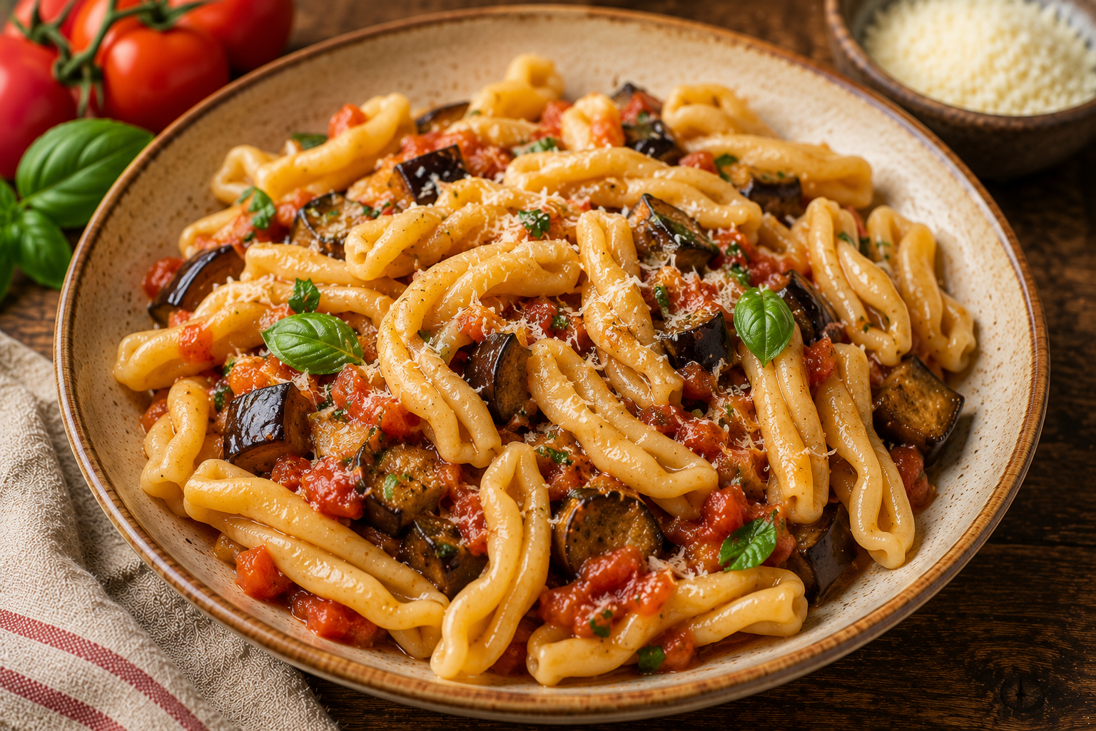 Casarecce: Die traditionelle Bauernpasta aus Sizilien Casarecce – Die traditionelle Bauernpasta aus Sizilien