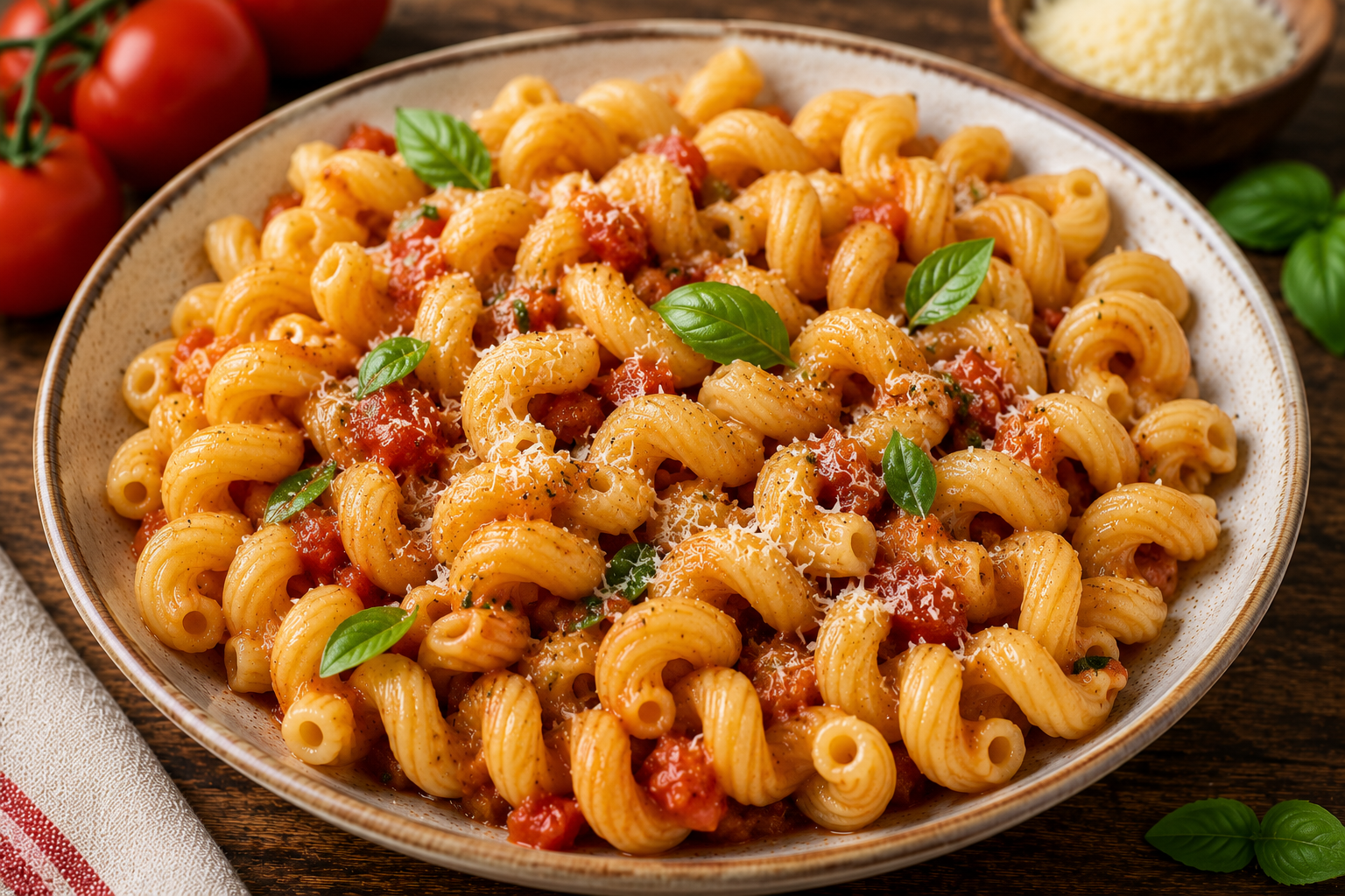 Cavatappi – Die korkenzieherförmigen Röhrennudeln