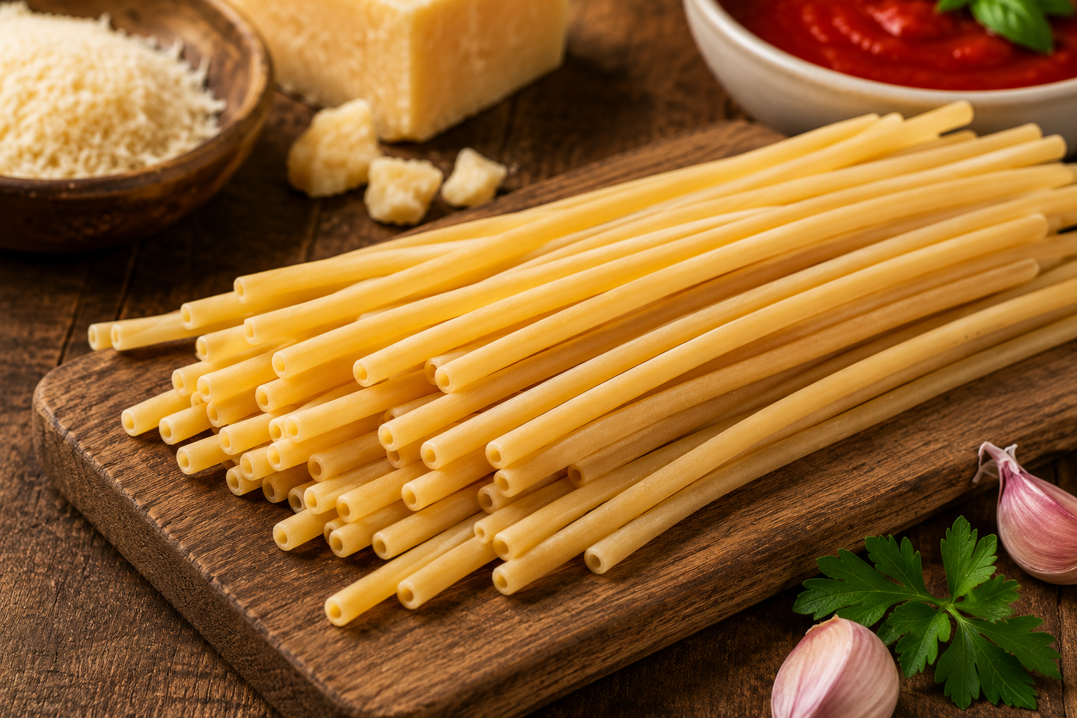 Perciatelli: Die traditionellen Vorläufer der Bucatini Perciatelli – Die traditionellen Vorläufer der Bucatini