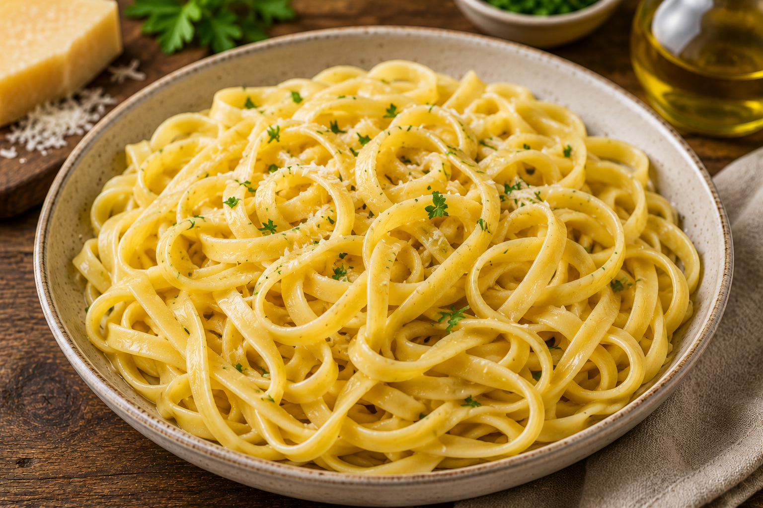 Fettuccine: Die klassischen Bandnudeln Italiens Fettuccine – Die klassischen Bandnudeln Italiens