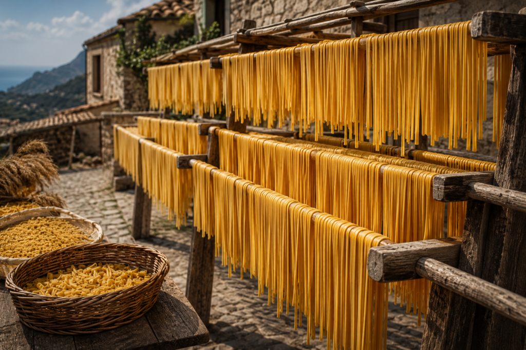 Die Trocknung von Pasta war entscheidend für ihren weltweiten Erfolg.
