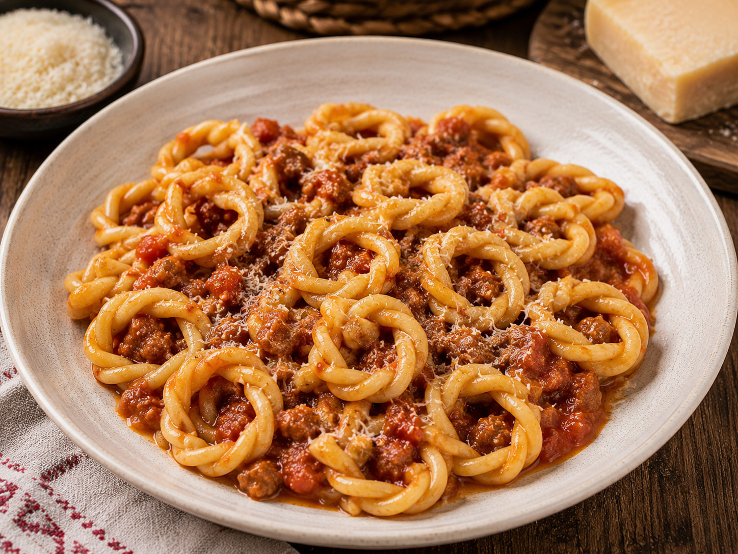 Lorighittas – Die kunstvoll geflochtene Pasta Sardiniens