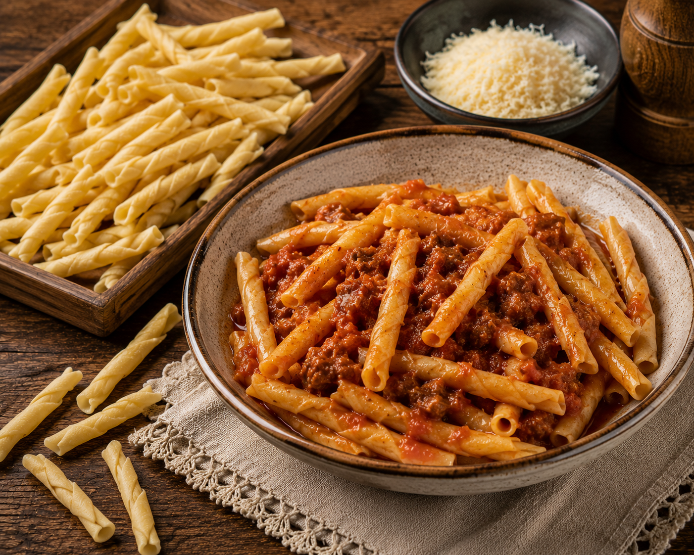 Macarrones de Busa – Sardiniens handgerollte Röhrenpasta